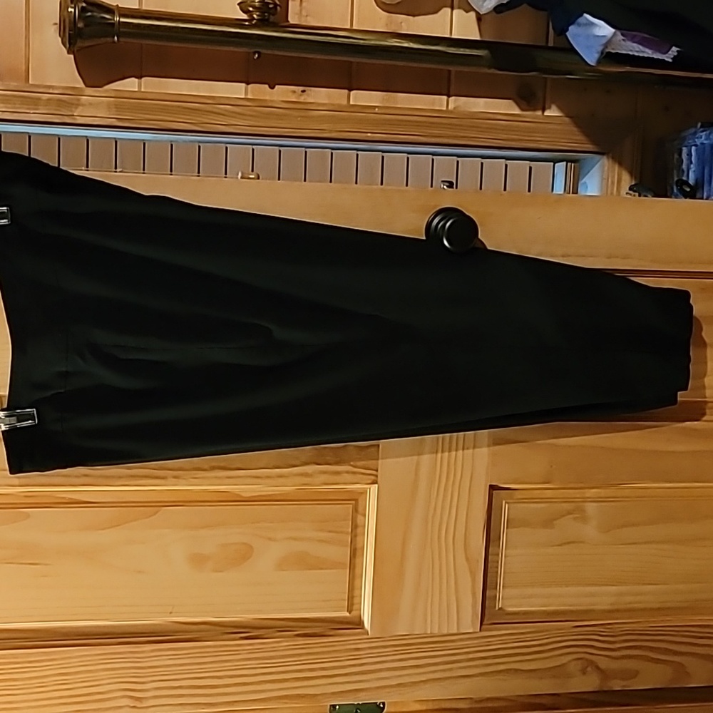 Attyre elastic waist dress pants, size 20W petite length, Black